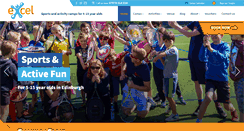 Desktop Screenshot of excel-sports.co.uk